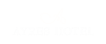 AYRES Hotel white logo