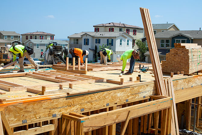 current projects framed houses